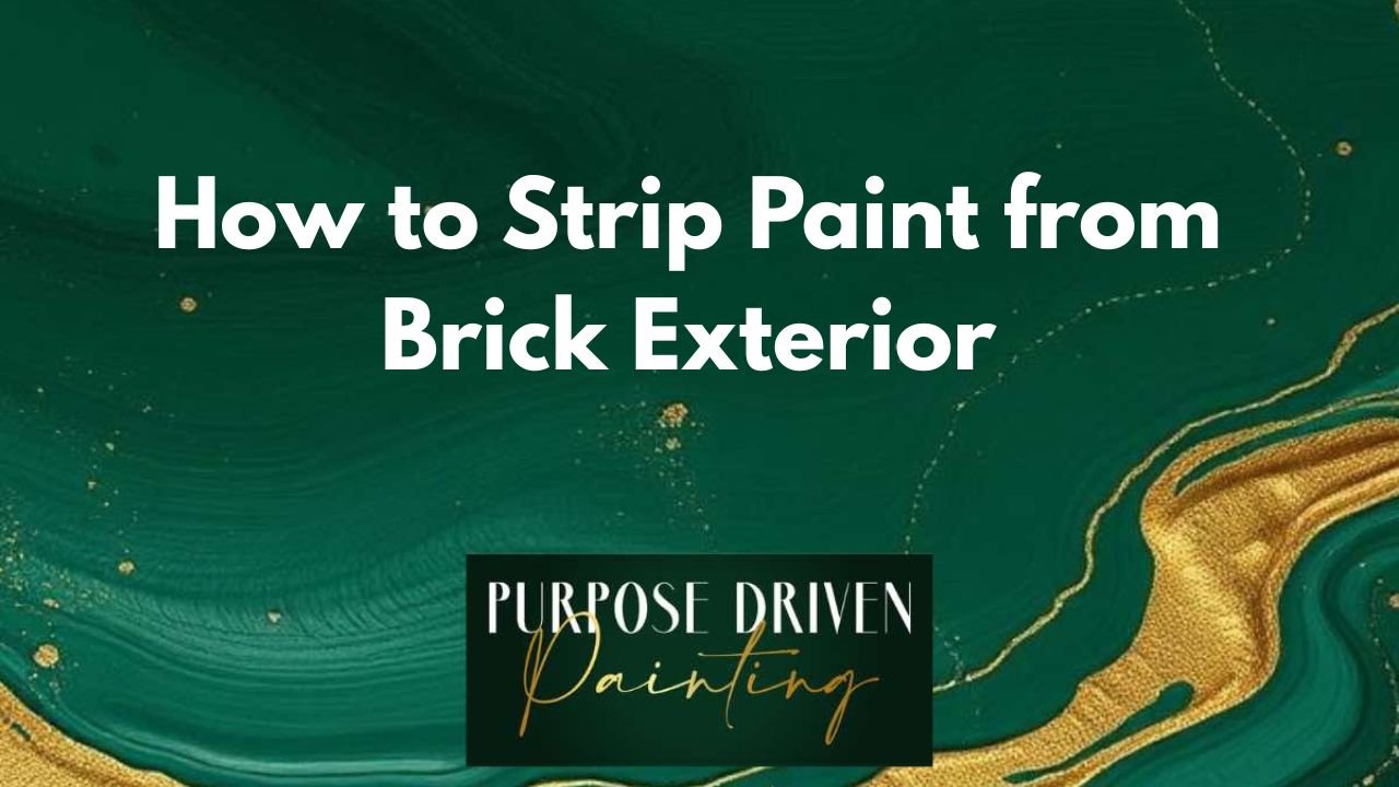 How to Strip Paint from Brick Exterior