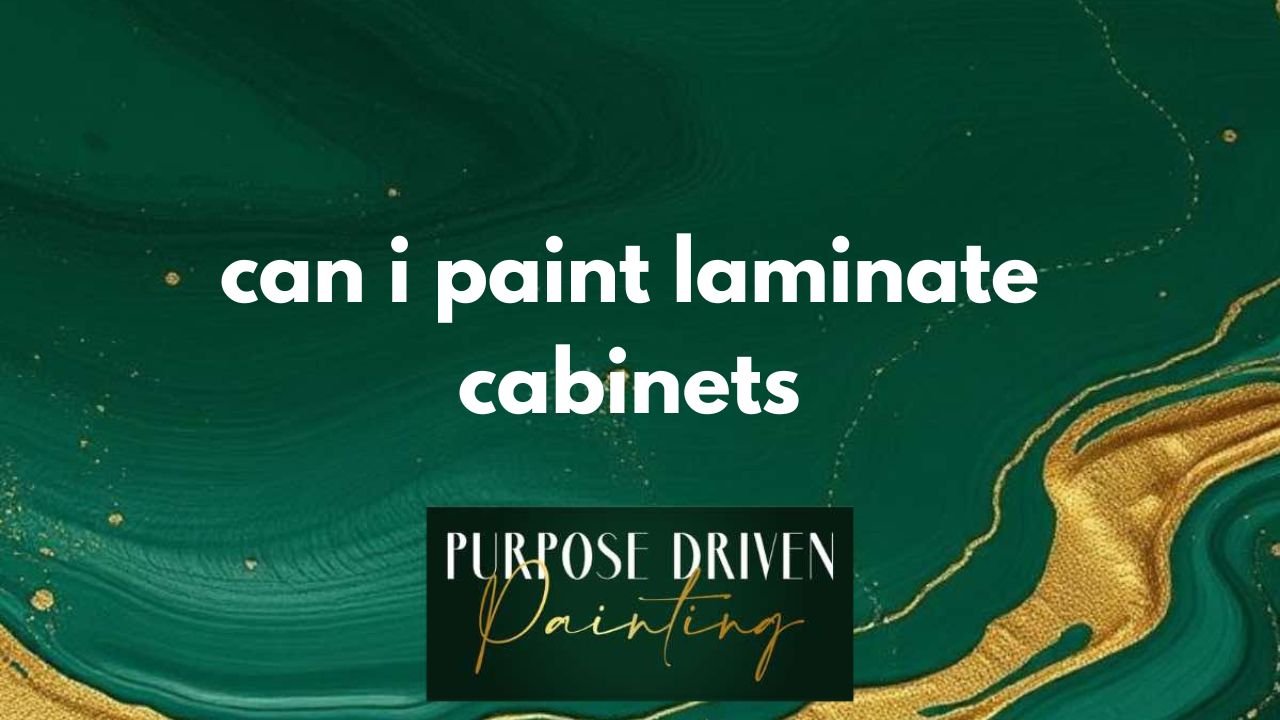 can i paint laminate cabinets